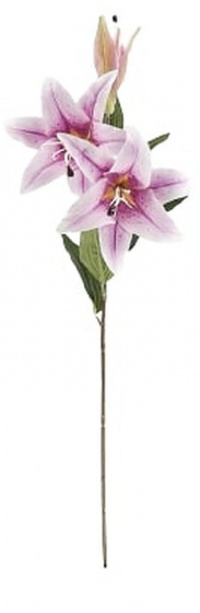 Gerimport umelý kvet Lilium 79 cm fialová