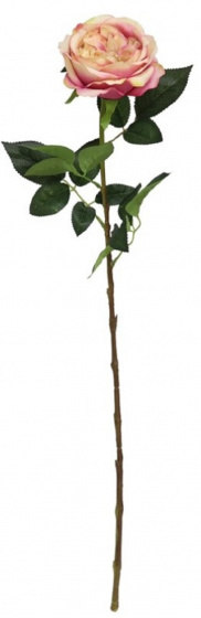 Gerimport umelý kvet ruža 67 x 15 cm ružová