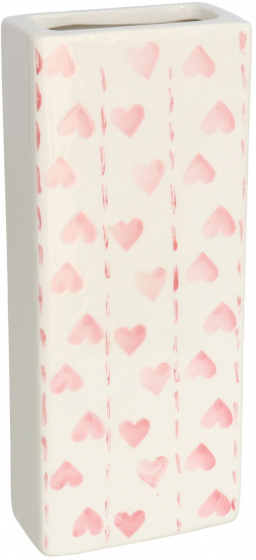 Gerimport luchtbevochtiger Sweetest streep 17 cm keramiek wit Gerimport luchtbevochtiger Sweetest streep 17 cm keramiek wit