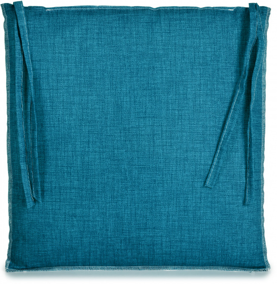 Giftdecor podsedák na stoličku 37 x 37 x 2 cm textilný tyrkys
