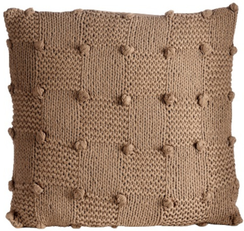 Giftdecor podsedák Štvorec 60 x 60 cm vlna svetlo hnedá
