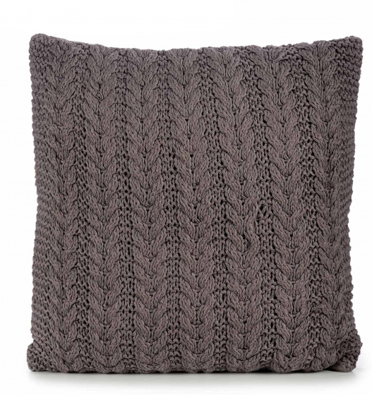 Giftdecor podsedák Braid 60 x 60 cm vlna svetlo hnedá