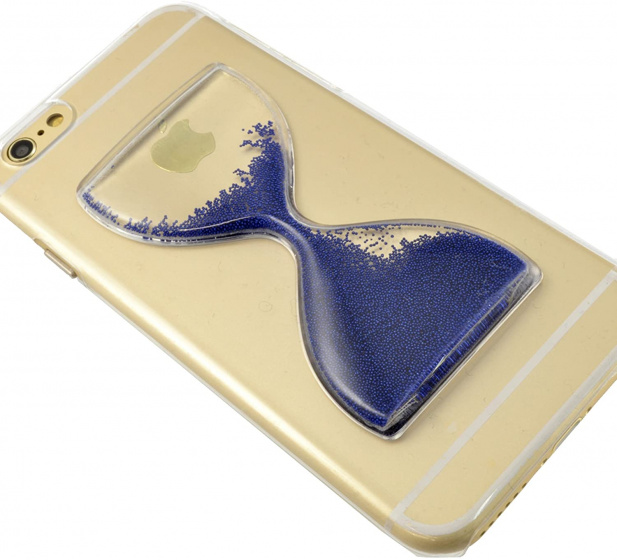 Giggle Beaver telefoonhoesje zandloper iphone 6 polycarbonaat transparant