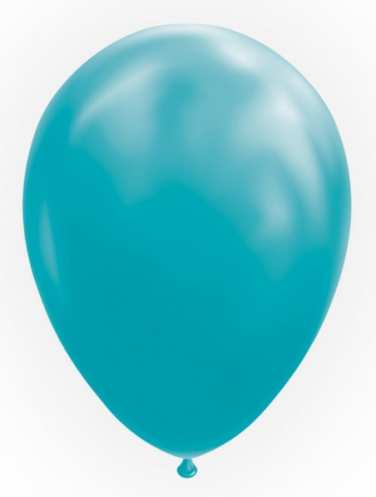 Globos balóny 30,5 cm latex tyrkys 50 kusov