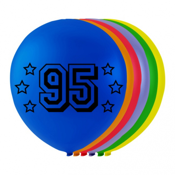 Wefiesta balóniky číslo 95 latex 80 cm 8 ks
