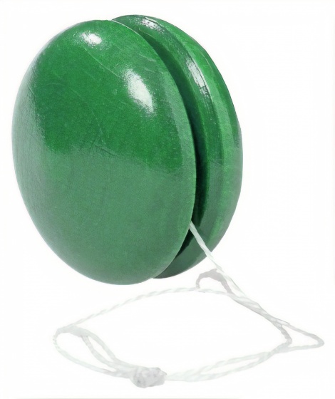 yoyo wood 4,5 cm green
