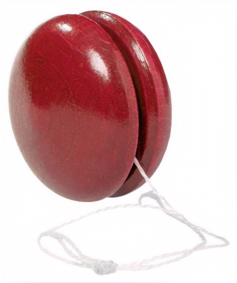 yoyo wood 4,5 cm red