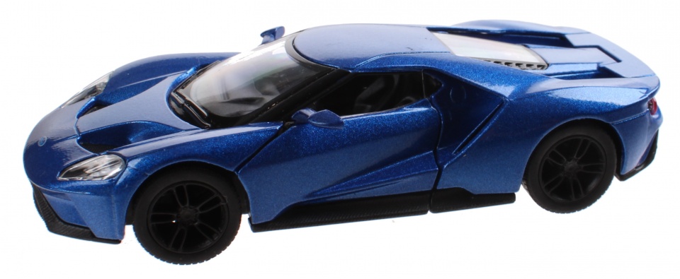 Metal car Ford GT 2017 12.5 cm blue