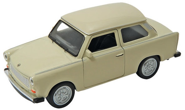Goki Metal Car: Trabant 601 Cream
