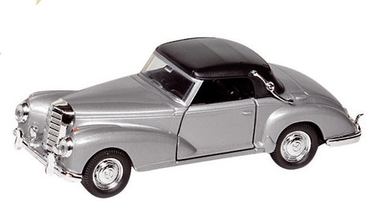 Goki Automobil Mercedes-Benz 300 S (1955) sivý so strechou