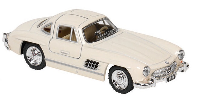 Goki metalen mercedes benz 300 sl coupé (1954) crème