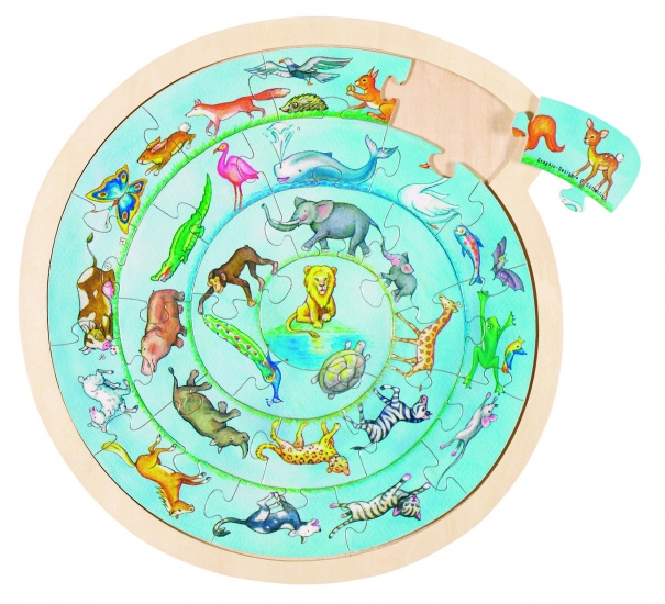 Puzzle: Pets Circle 27-Piece