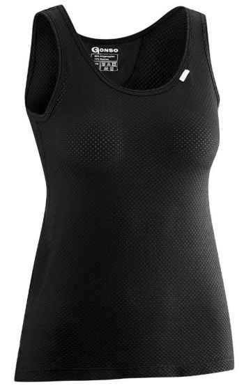 fiets-ondershirt Lo Bike U dames polypropeen zwart mt 34 fiets-ondershirt Lo Bike U dames polypropeen zwart mt 34