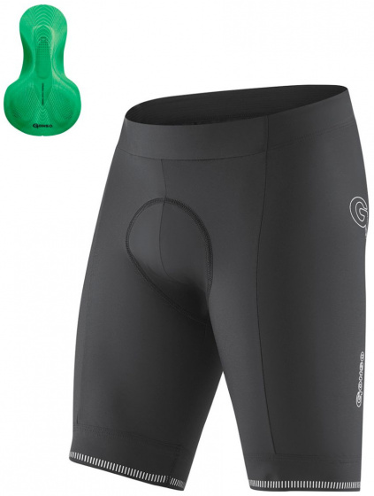 Gonso fietsbroek sitivo m heren polyamide zwart/groen maat xxl