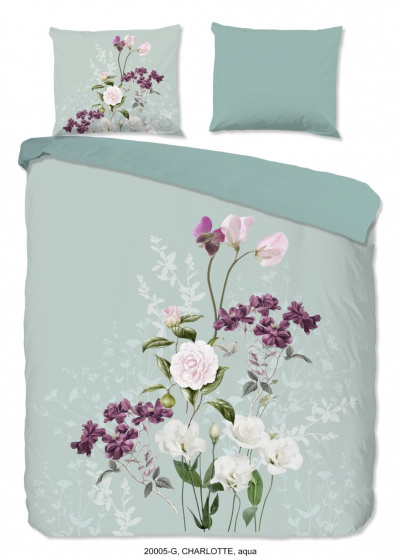Good Morning obliečka na prikrývku Charlotte 200 x 200 cm akva