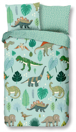 Good Morning dekbedovertrek Dinono junior 100 x 135 cm katoen Good Morning dekbedovertrek Dinono junior 100 x 135 cm katoen