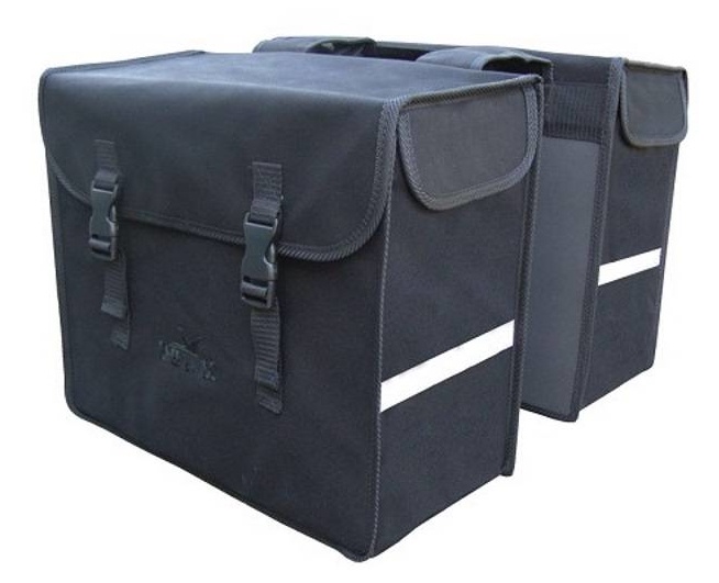 Greenlands dvojitá brašna Canvas 46L černá