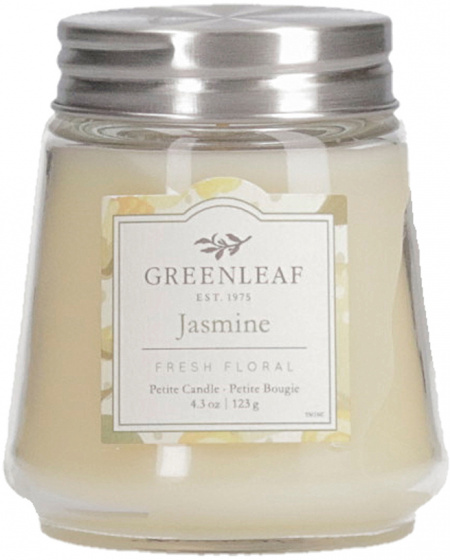 Greenleaf vonná sviečka Jasmine 8 cm vosk/sklo žltá