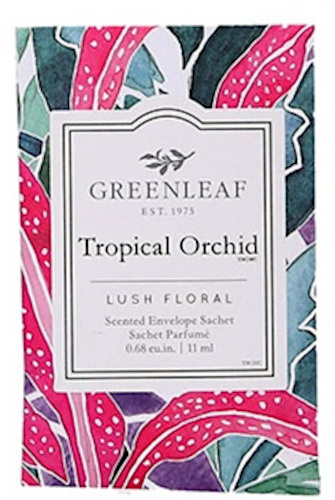 Greenleaf prosecco Plum 9 cm drevená ružová vonná taštička