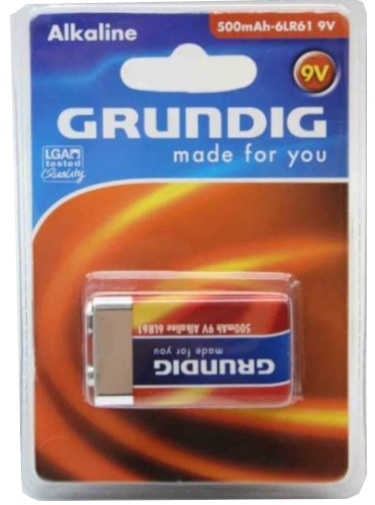 Grundig 9V 6LR61 alkalická batéria