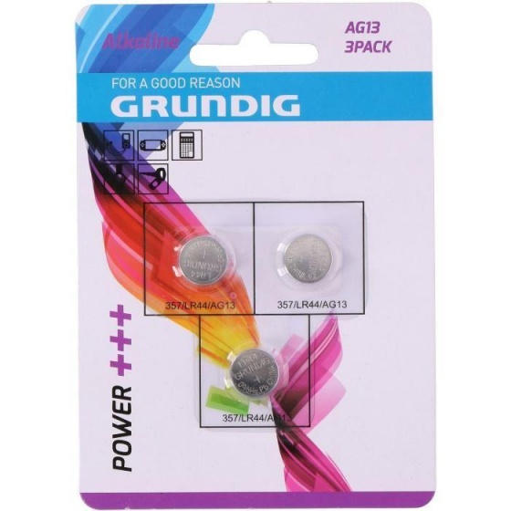 Grundig batérie gombíkové LR44 3 kusy
