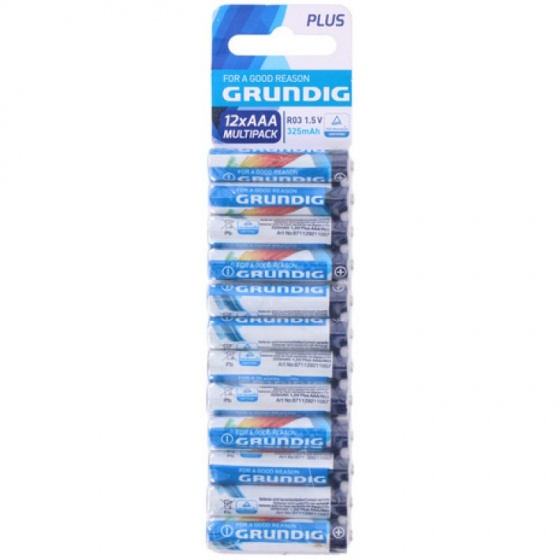 Grundig batérie R3 AAA zinkové 12 kusov