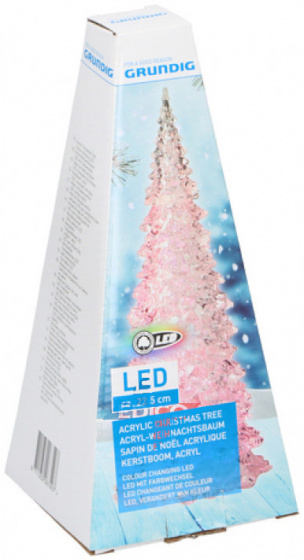 Grundig vianočné osvetlenie led 22 x 10 x 10 cm ružové