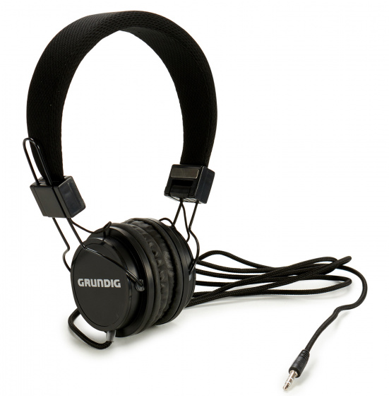 Grundig slúchadlá Basic Edition 105 dB 3,5 mm guma čierna