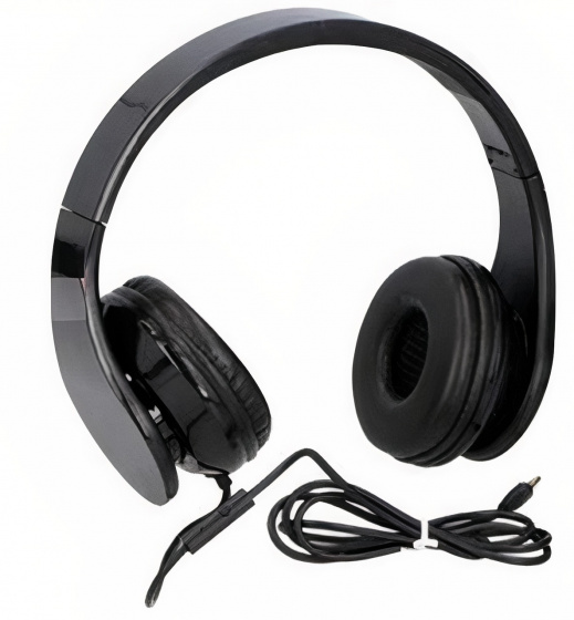 Grundig káblové slúchadlá cez uši 19 cm čierne