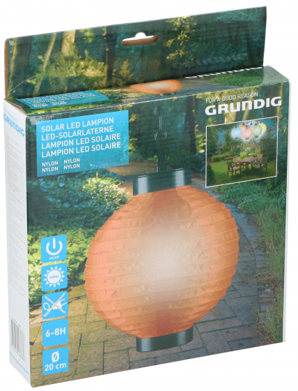 Grundig lampáš solárne led osvetlenie ? 20 oranžová