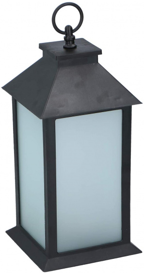 Grundig lampáš s led sviečkou 33 x 14 cm čierna 2-dielna