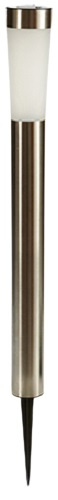 Grundig osvetlenie chodníka ľad solárne 7,5 x 90 cm nerezová oceľ strieborná
