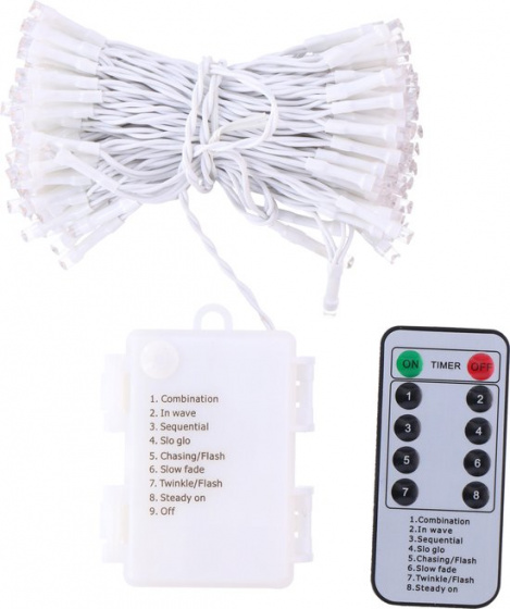 Grundig osvetľovacia šnúra led 9,42 metrová 4,5V biela 120-dielna