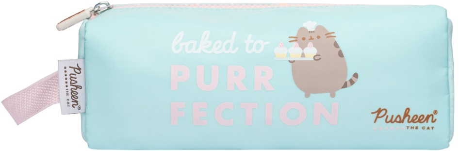 Grupo Erik etui pusheen 21 x 7 cm polyester lichtblauw