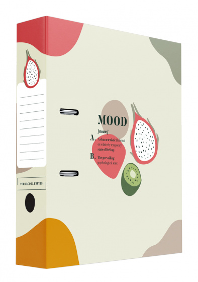 Grupo Erik krúžkový zoraďovač Terracota Fruits 2-krúžky kartón A4