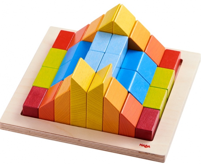 Haba 3D compositiespel blokken 28 delig Haba 3D compositiespel blokken 28 delig
