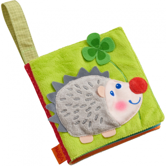 Haba babyboekje Geluk junior 8 x 9 cm polyester groen 8 pagina's Haba babyboekje Geluk junior 8 x 9 cm polyester groen 8 pagina's