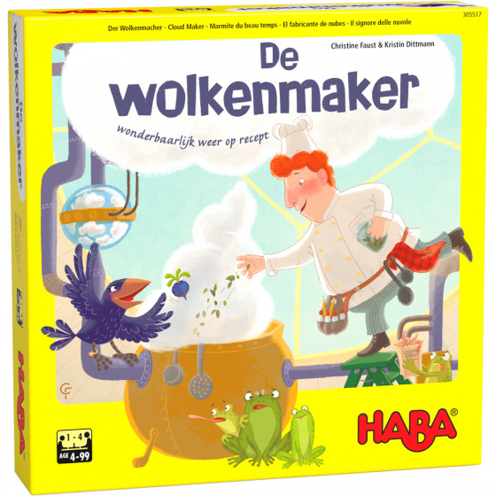 Haba gezelschapsspel de wolkenmaker junior karton 49 delig (nl)