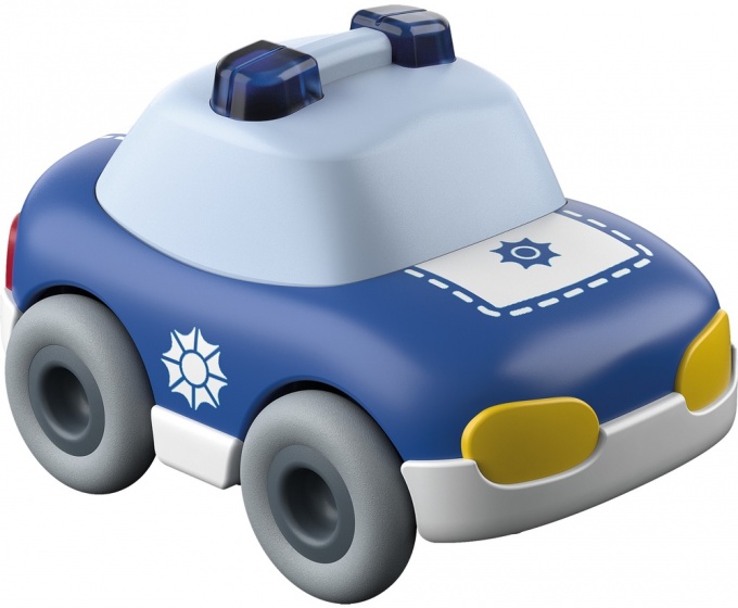 Haba kullerbü speelbaan politiewagen blauw
