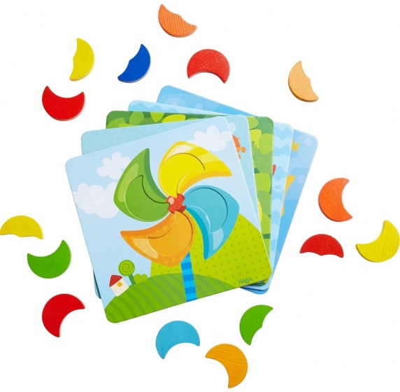 Haba ordeningsspel kleurenmanen 23 cm