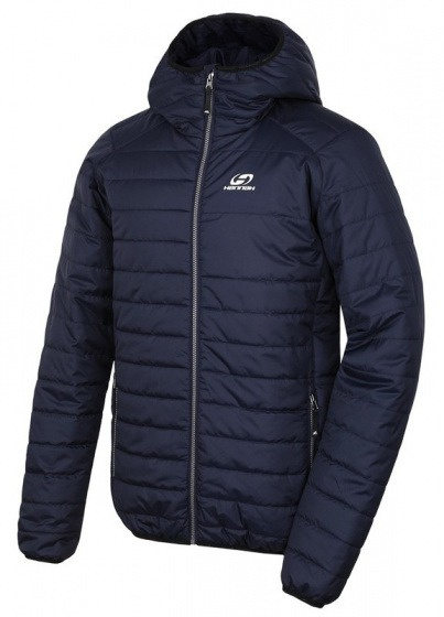 outdoorová bunda Edison pánska polyesterová tmavo modrá veľ. M XL