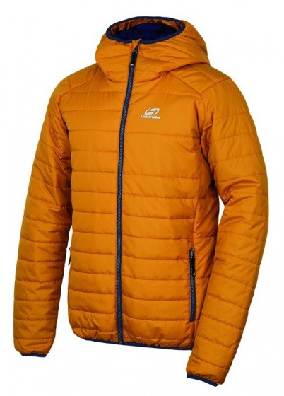 Hannah outdoorová bunda Edison pánska polyesterová oranžová veľkosť 3XL