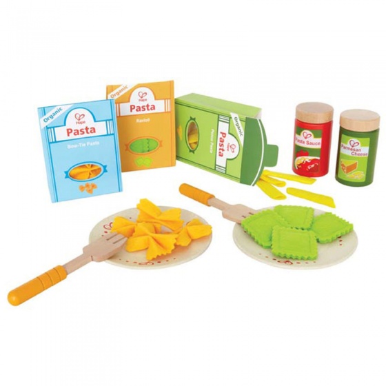 wooden pasta set