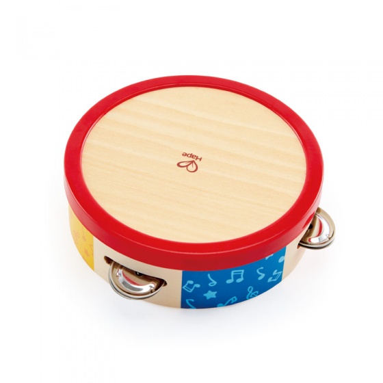 wooden tambourine 16,5 cm