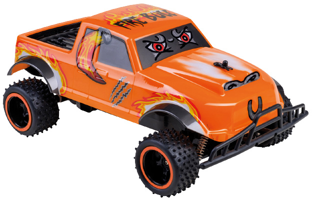 Happy People auto fire bull rc junior oranje/zwart 2 delig