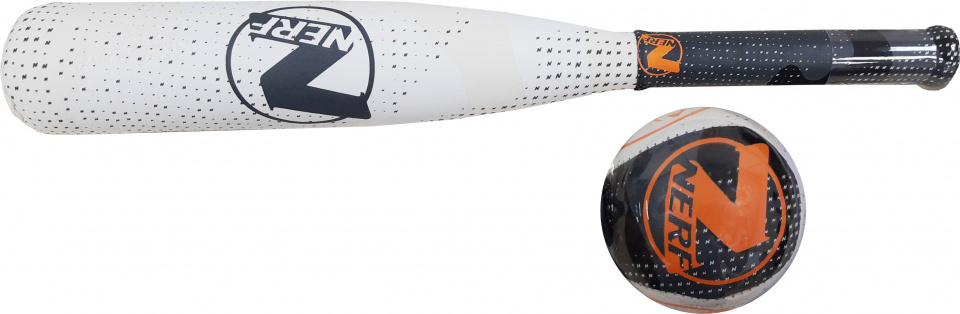 baseball set NERF 62 cm neoprene white/grey 2-piece