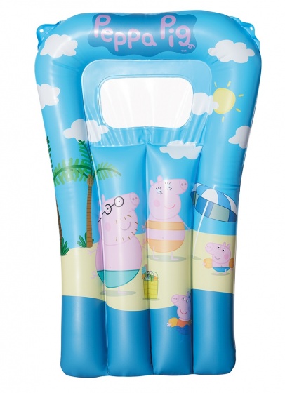 Happy People luchtbed peppa pig 67 x 43 cm blauw