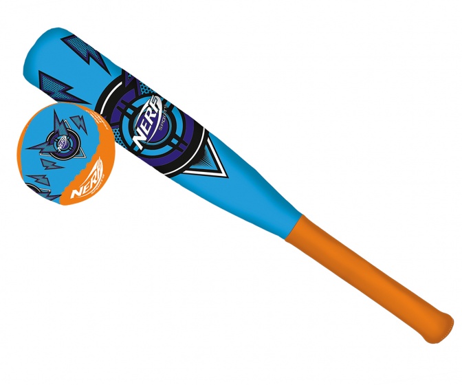 baseball set NERF neoprene blue/orange 2-piece
