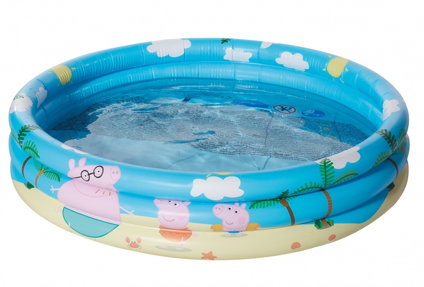 Happy People opblaaszwembad peppa pig 100 x 23 cm blauw
