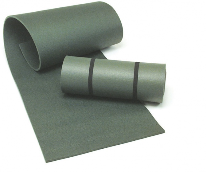 sleeping mat foam foldable 200 x 55 cm green